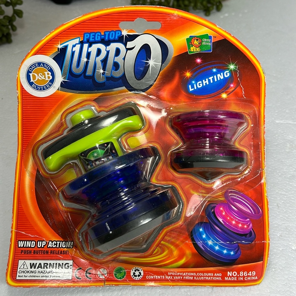 NEW DAVE AND BUSTER PEG TOP TURBO LIGHTING